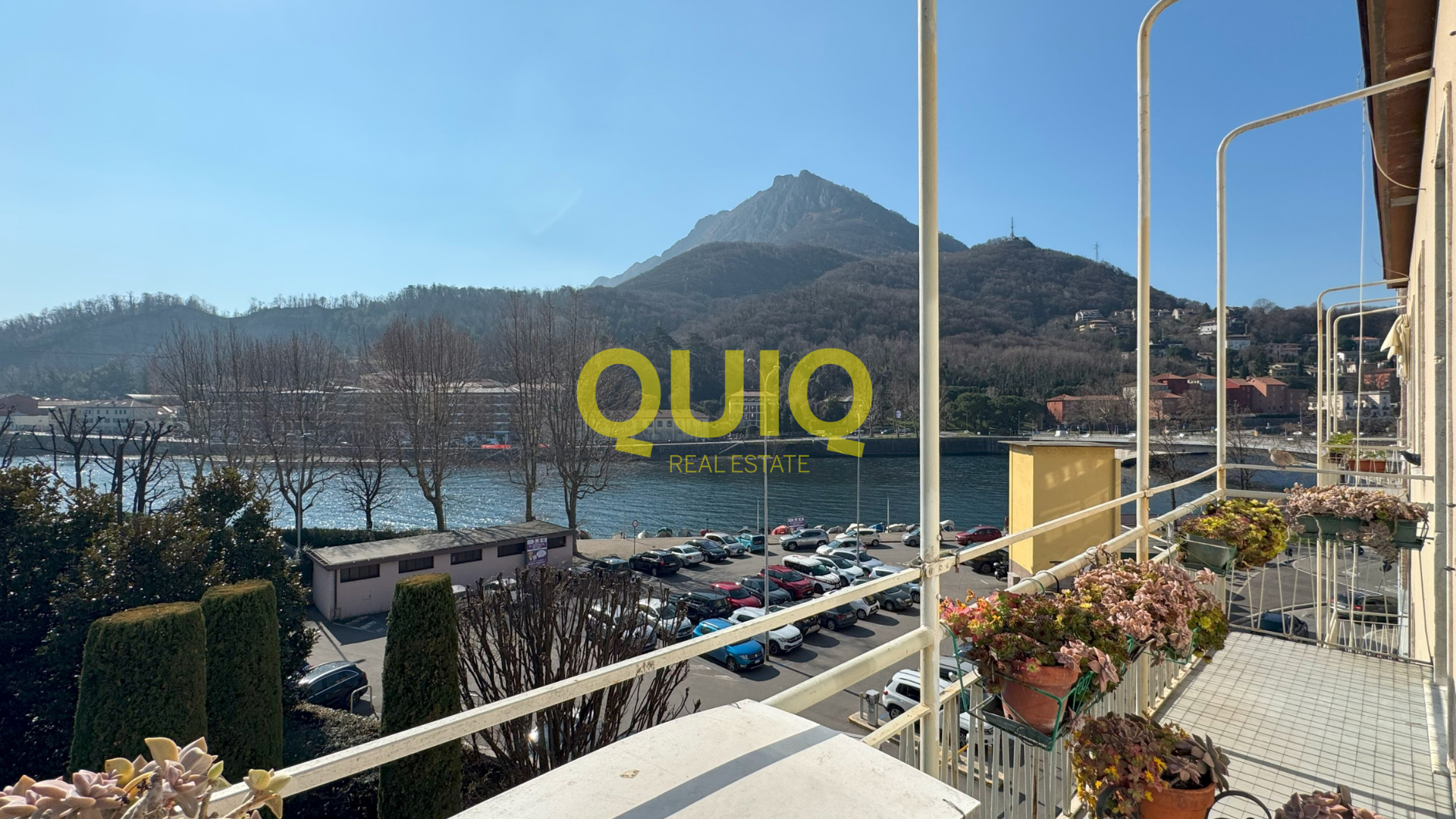 LECCO, TRILOCALE CON BALCONE, DOPPI SERVIZI, VISTA LAGO, SOLAIO E CANTINA