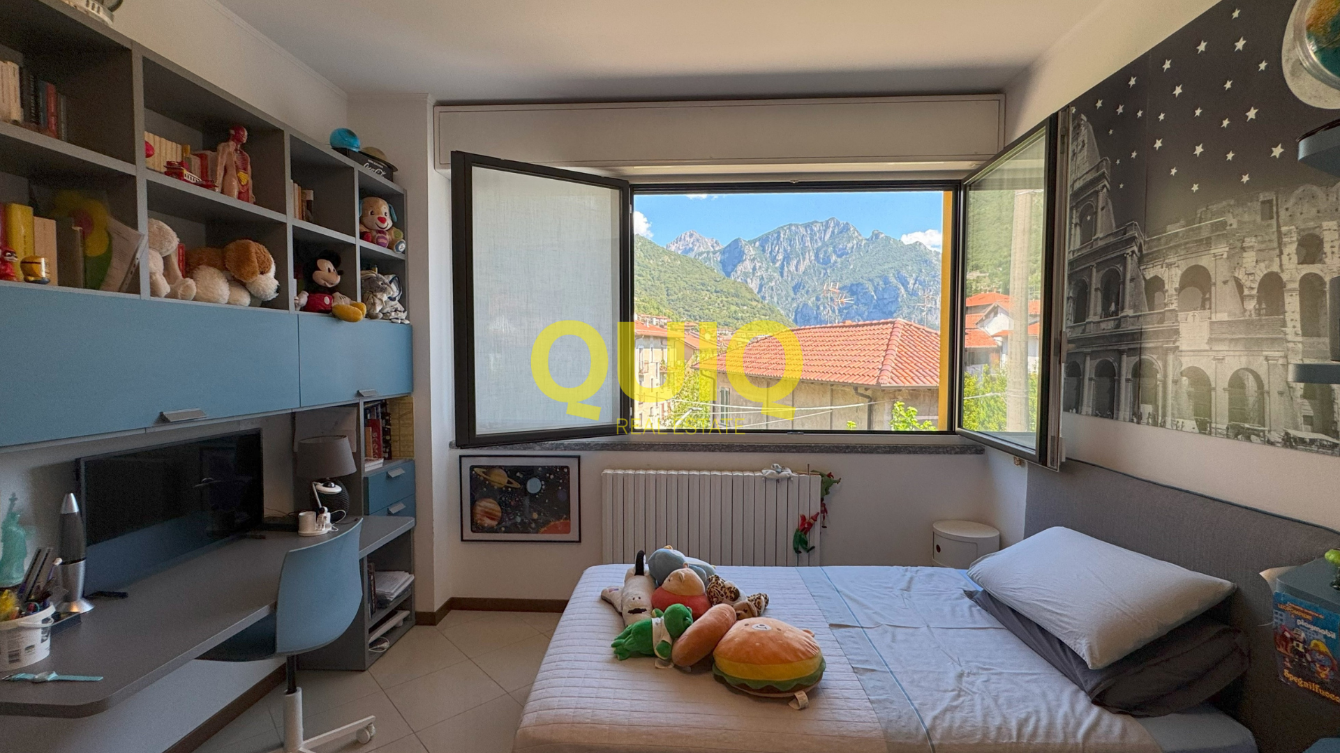 VALMADRERA, TRILOCALE CON TERRAZZO, DOPPI SERVIZI E BOX DOPPIO