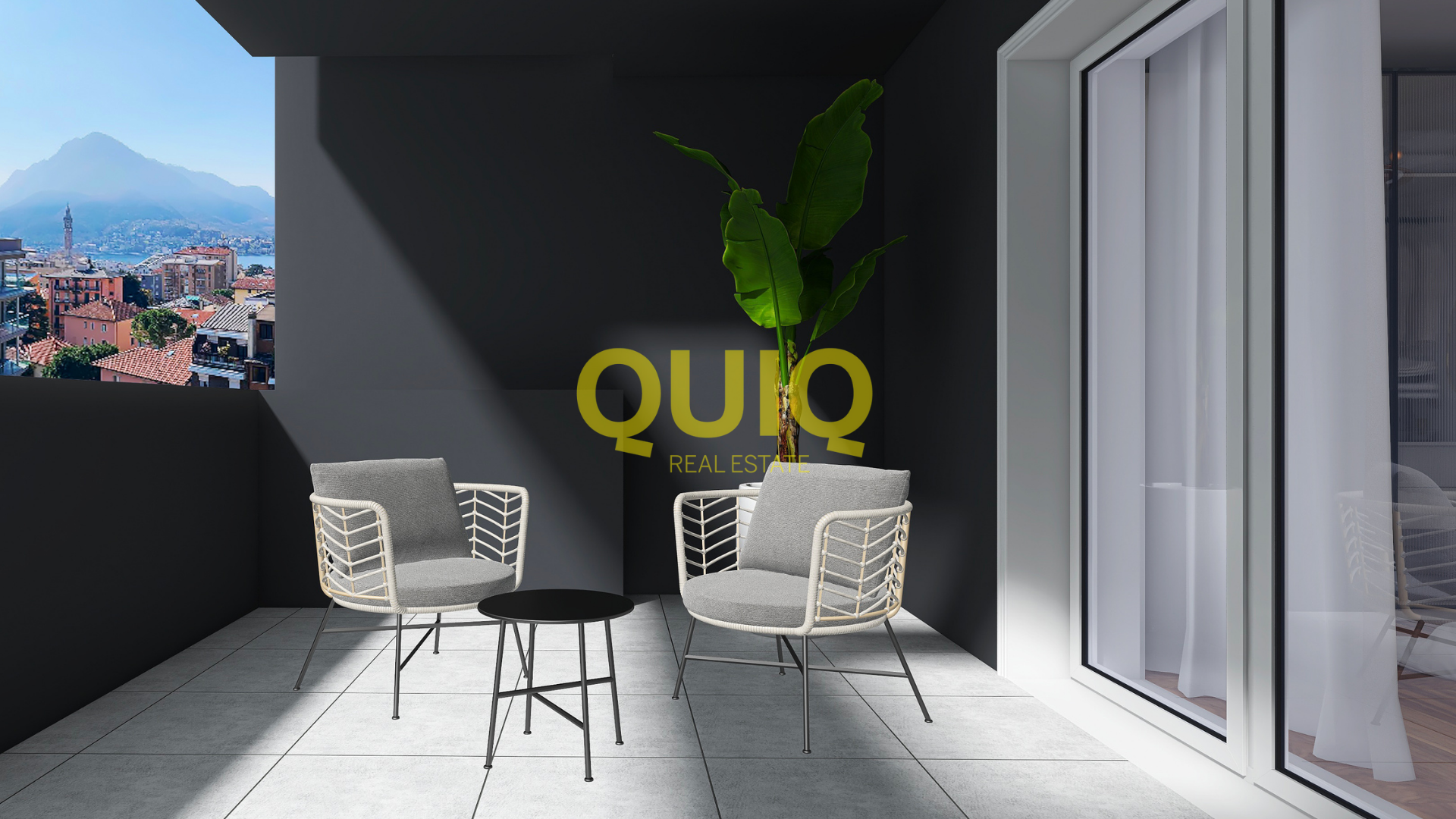 LECCO, ATTICO PANORAMICO IN CLASSE ENERGETICA A4, BOX DOPPIO E CANTINA