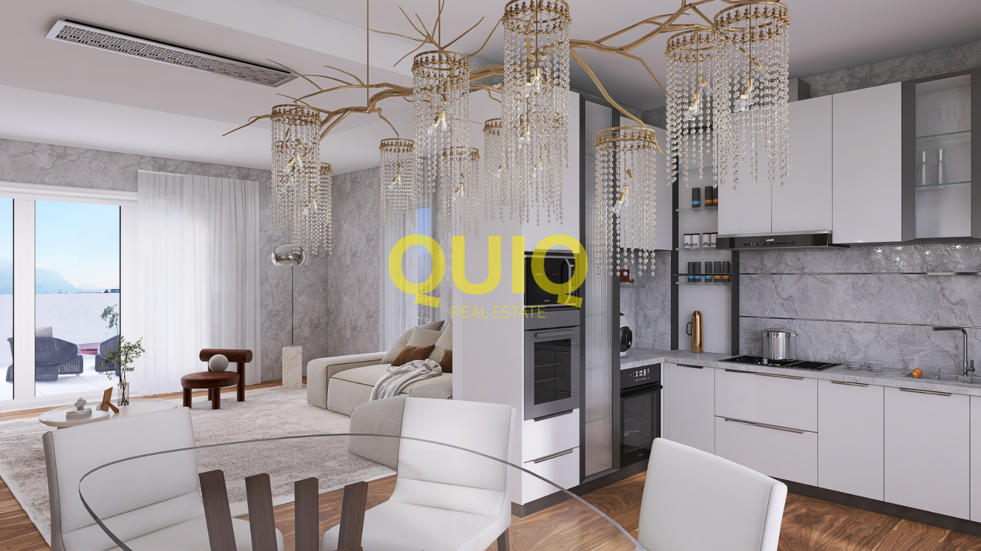 LECCO, ATTICO PANORAMICO IN CLASSE ENERGETICA A4, BOX DOPPIO E CANTINA