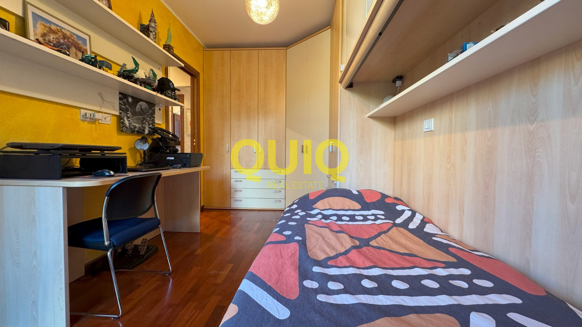 Valmadrera, trilocale al piano terra con box, cantina e doppio giardino